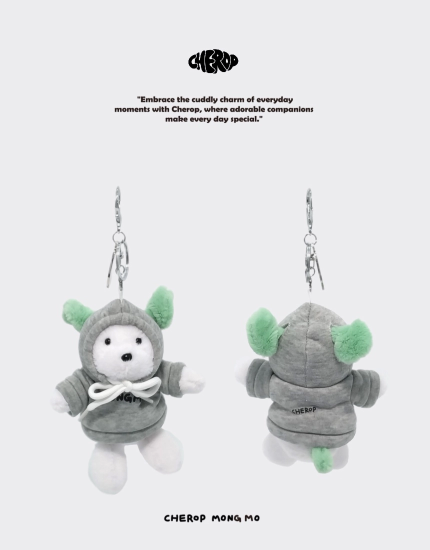 Mongmo Hoodie 2color (3size) : cherop mongmo