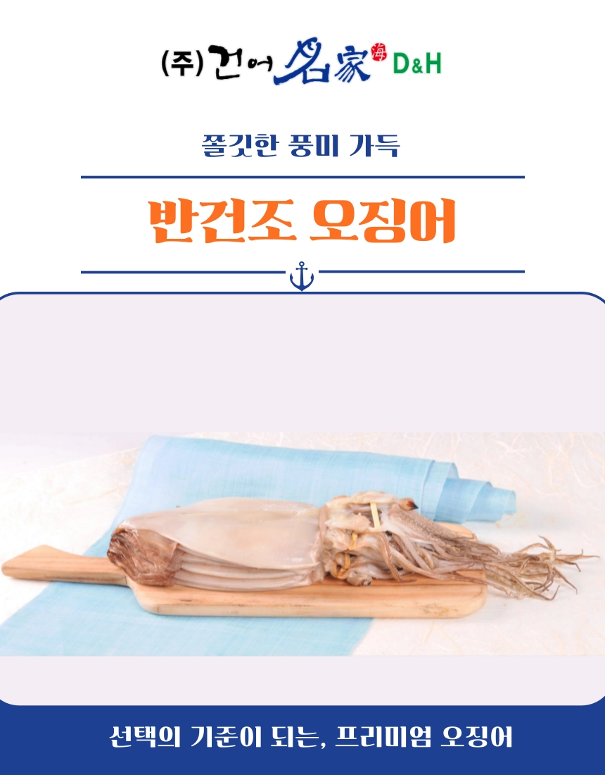 [마산어시장 동해상회] 반건조 오징어 10미(대)