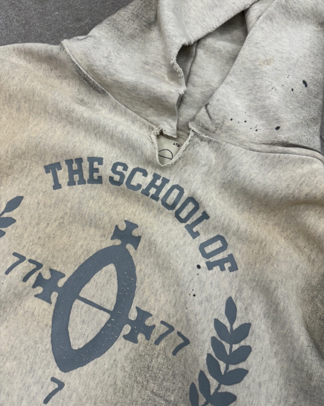 Lost Town Supply☆CHOOSE LIFE HOODIE CHOOSE LIFE HOODIE LIGHT MELANGE : losttownsupply
