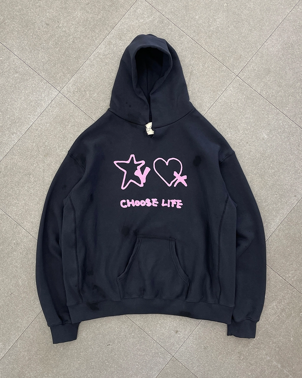 Lost Town Supply☆CHOOSE LIFE HOODIE CHOOSE LIFE HOODIE LIGHT MELANGE : losttownsupply