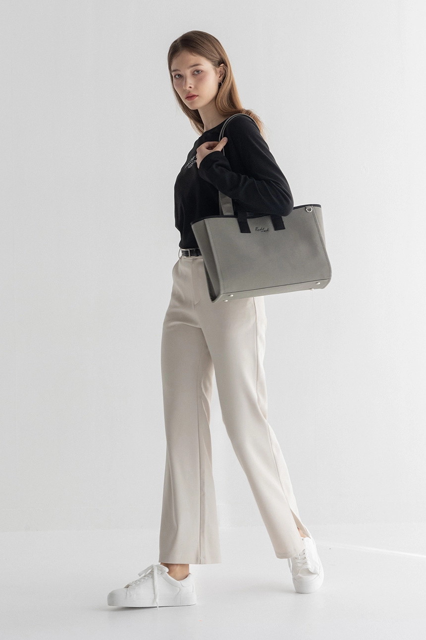 Sandel Canvas Carryall Bag _ Black