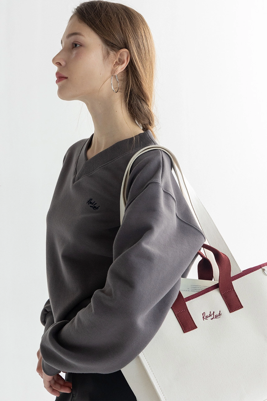 Sandel Canvas Carryall Bag _ burgundy