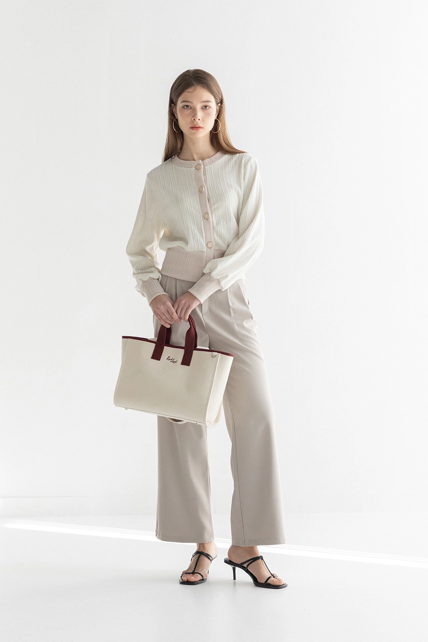 Sandel Canvas Carryall Bag _ burgundy