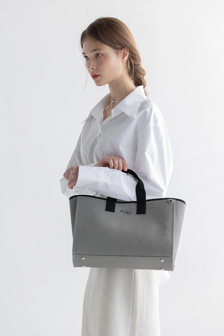 Sandel Canvas Carryall Bag _ Black
