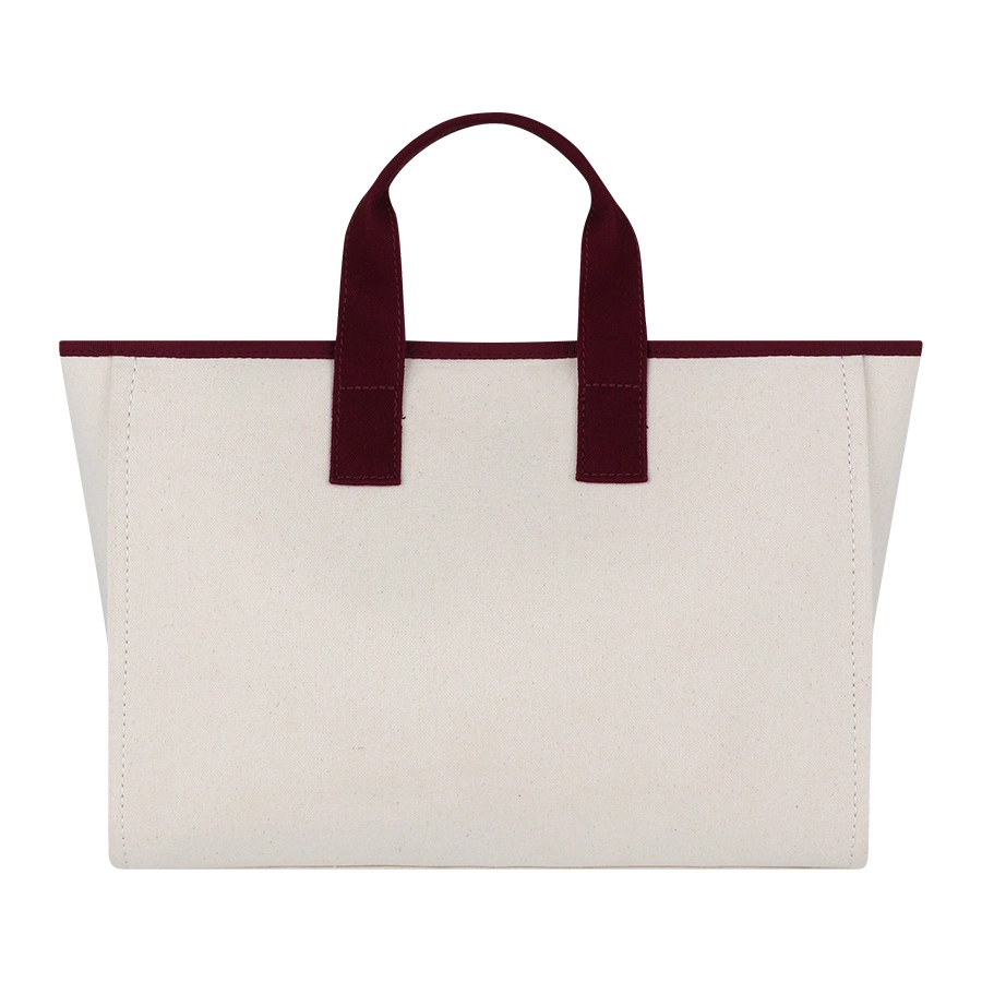 Sandel Canvas Carryall Bag _ burgundy