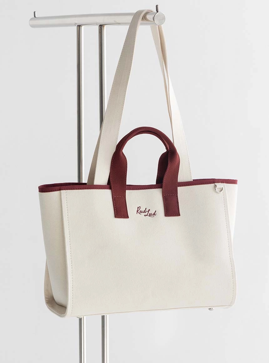 Sandel Canvas Carryall Bag _ burgundy