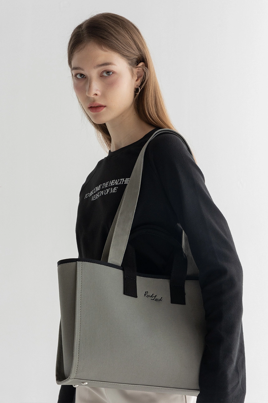 Sandel Canvas Carryall Bag _ Black