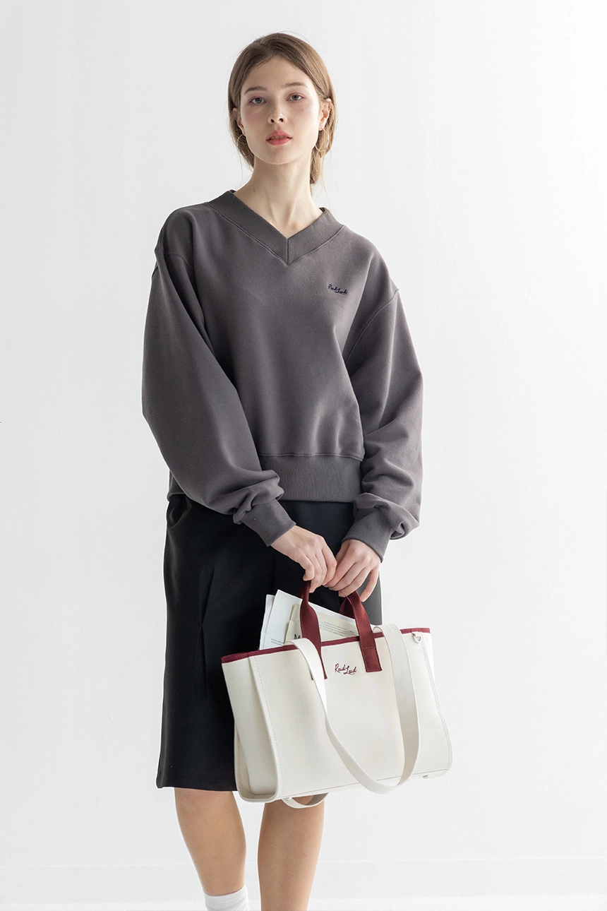 Sandel Canvas Carryall Bag _ burgundy