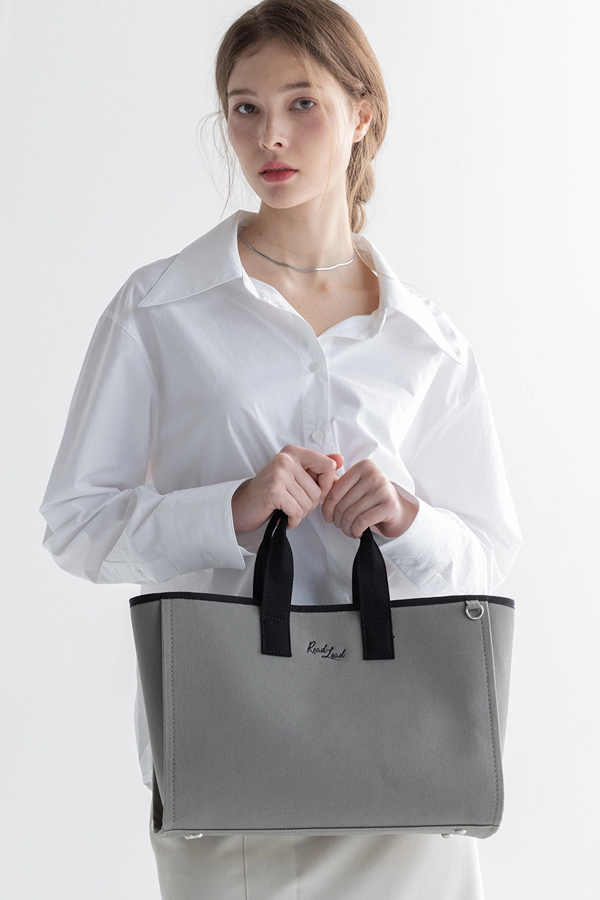 Sandel Canvas Carryall Bag _ Black