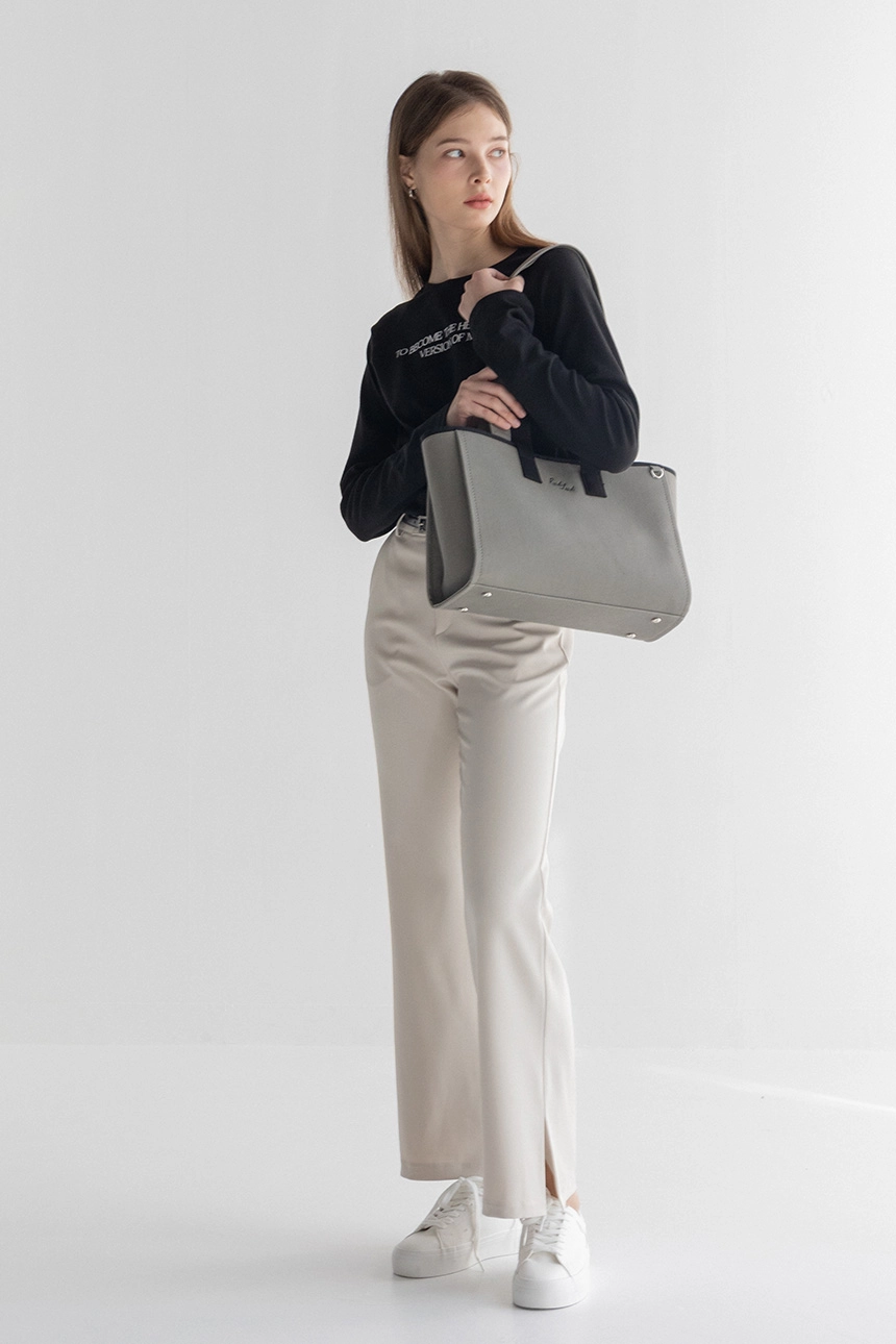 Sandel Canvas Carryall Bag _ Black