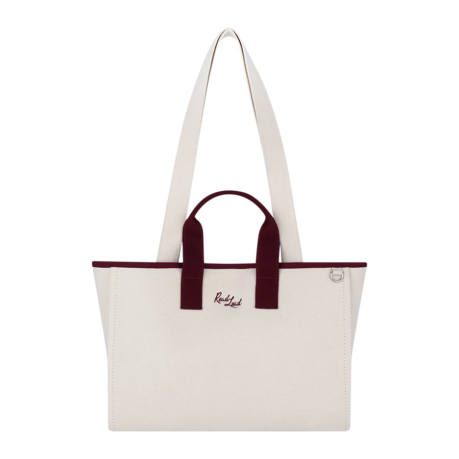 Sandel Canvas Carryall Bag _ burgundy
