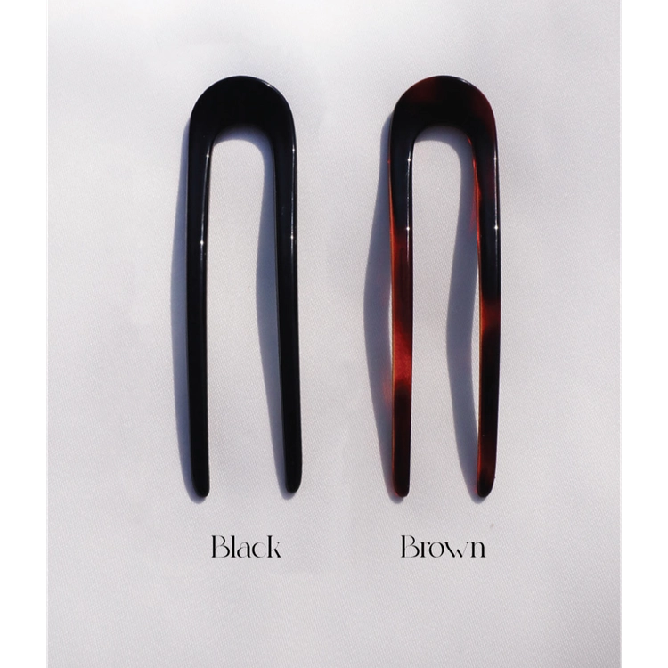Wave-Shaped French Hair Pin : FAVISHION – Bold Silver 925