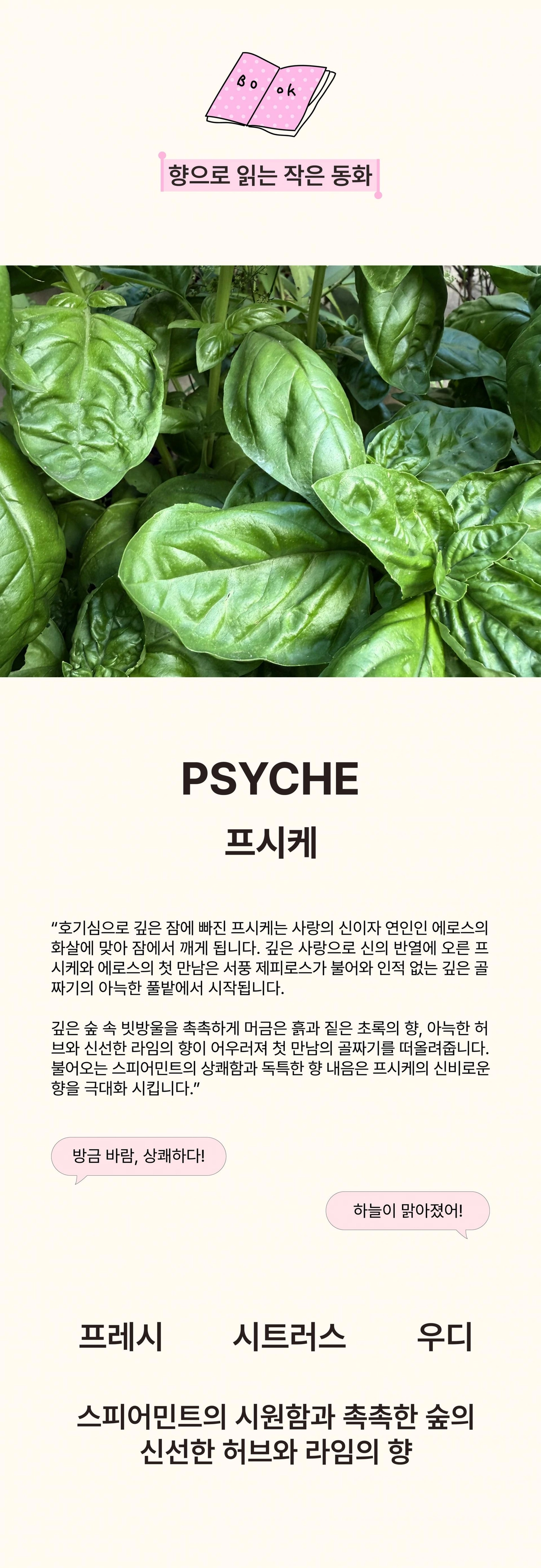 프시케(PSYCHE) / 라임과 스피어민트향 / 스침(SCHIM)
