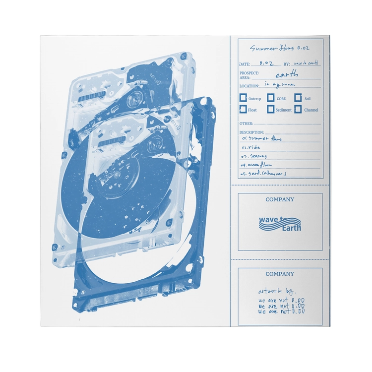 summer flows 0.02 Blue Vinyl : wave to earth_GLOBAL
