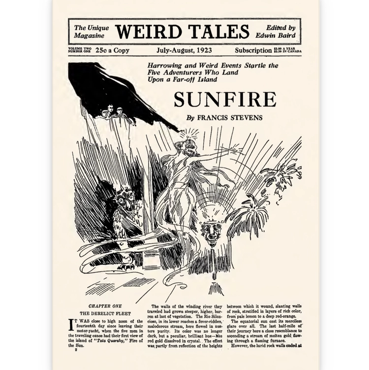 ウィアード・テイルズ - Weird Tales Magazine (1923-07) : 知識の宝島
