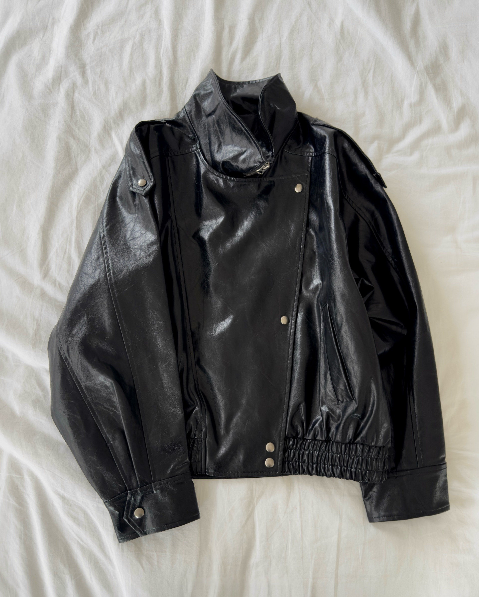 毛领复古夹克 / Fur Collar Blouson Jacket