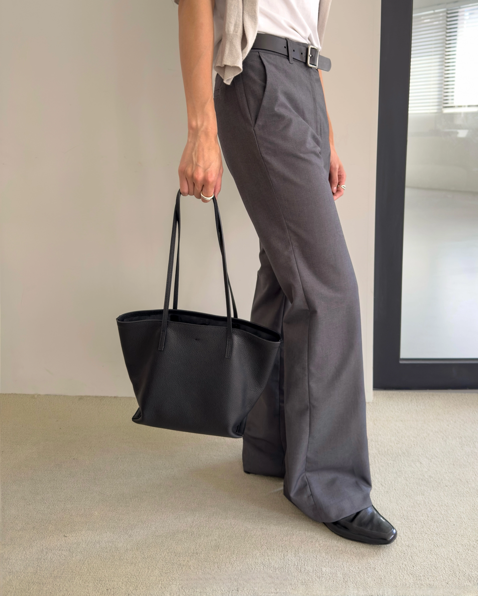 Leather Shopper S