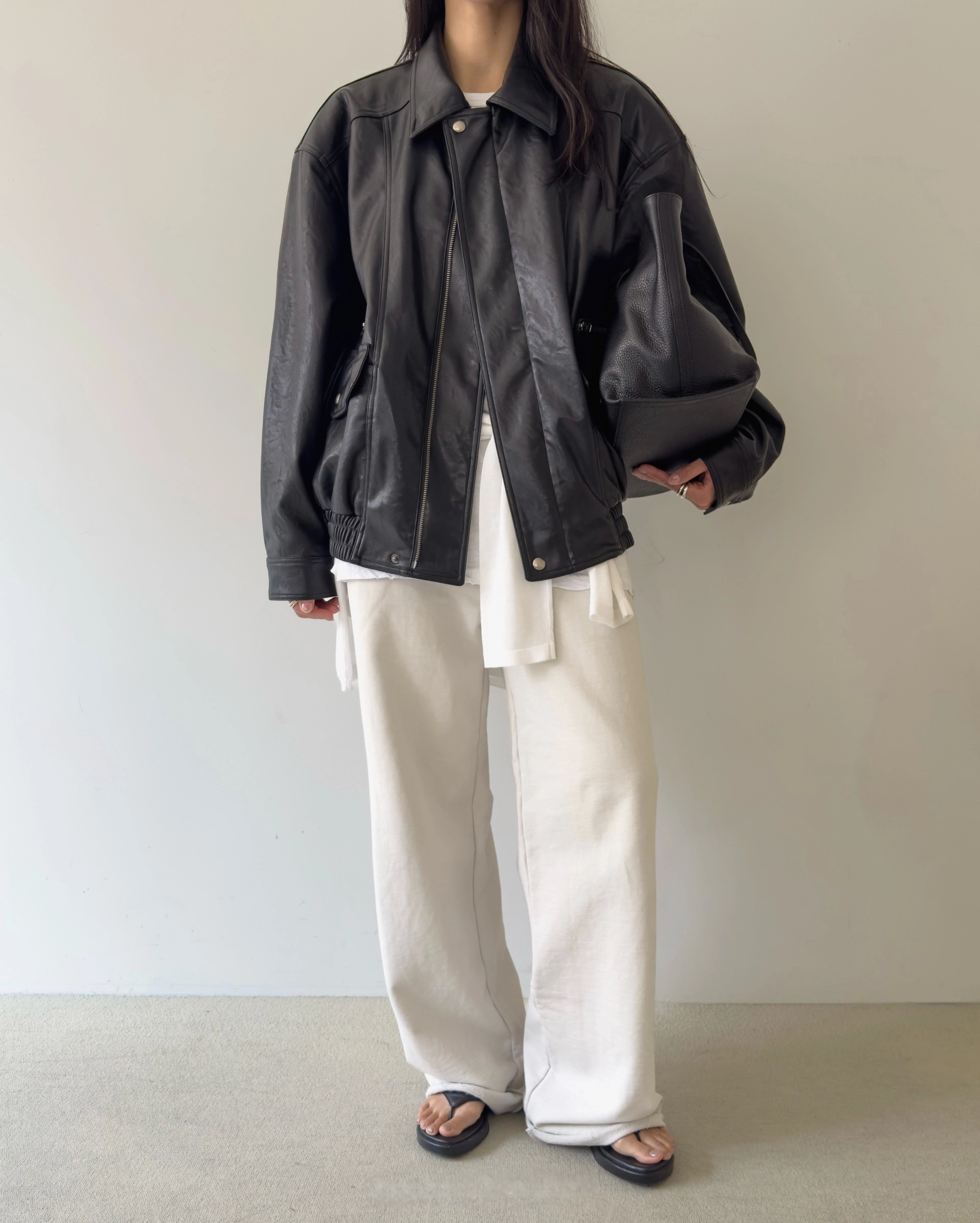 廓形飞行夹克 / Overfit Bomber Jacket