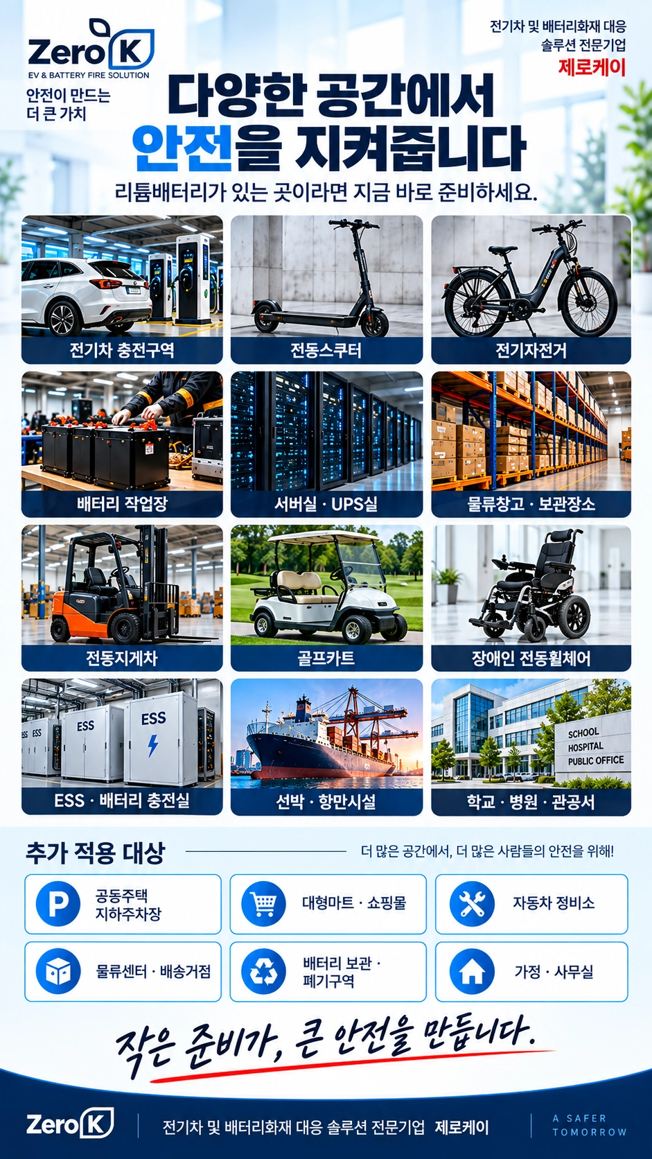 리튬이온배터리 전기차화재 대응 KFI A·B급 형식승인 LIB 성능인증 4L 강화액 소화기