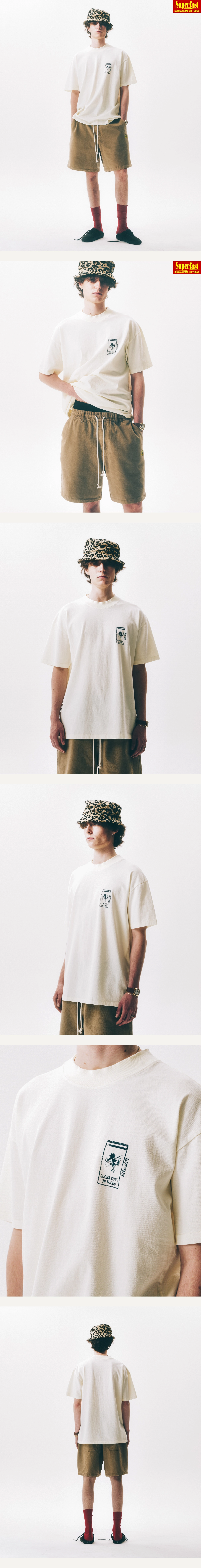 SCUDERIA DYED T-SHIRT IVORY : SUPERFAST™ Official Online Store