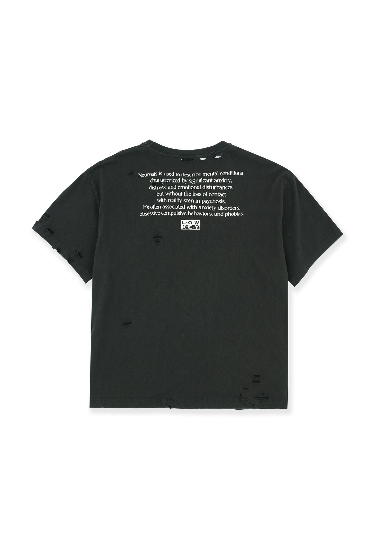 NEUROSIS DISTRESSED T-SHIRT - BLACK : protocol-index