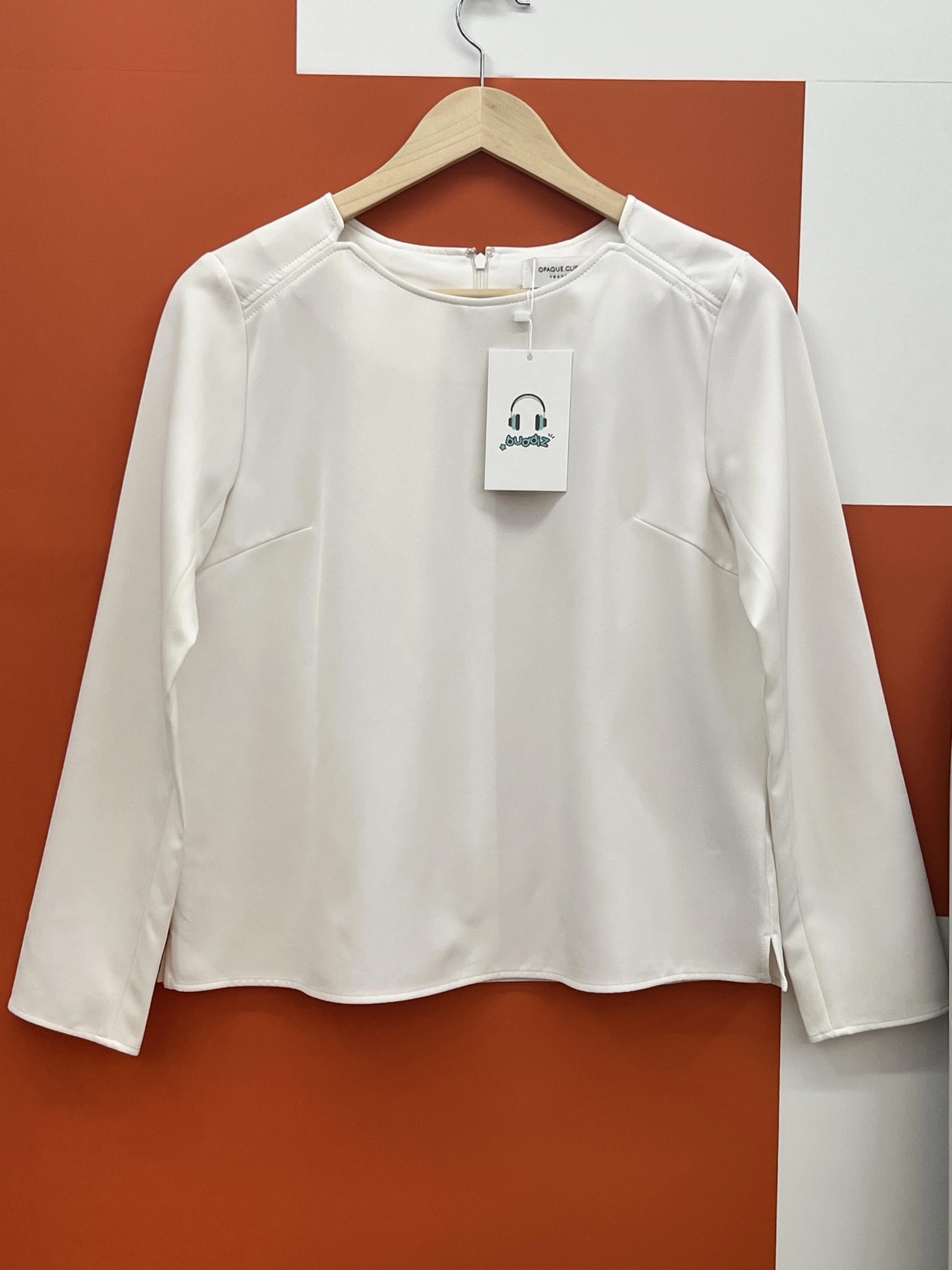 버디즈 빈티지 OPAQUE.CLIP 롱슬리브 블라우스 L