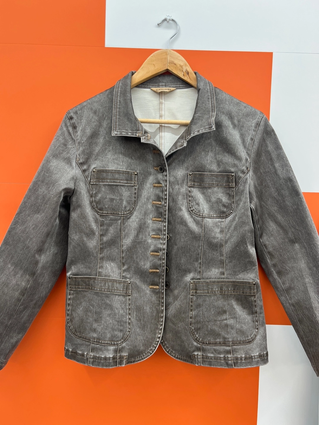 버디즈 빈티지 COOMB 쿰 코튼 폴리에스터 블레이저 (M)