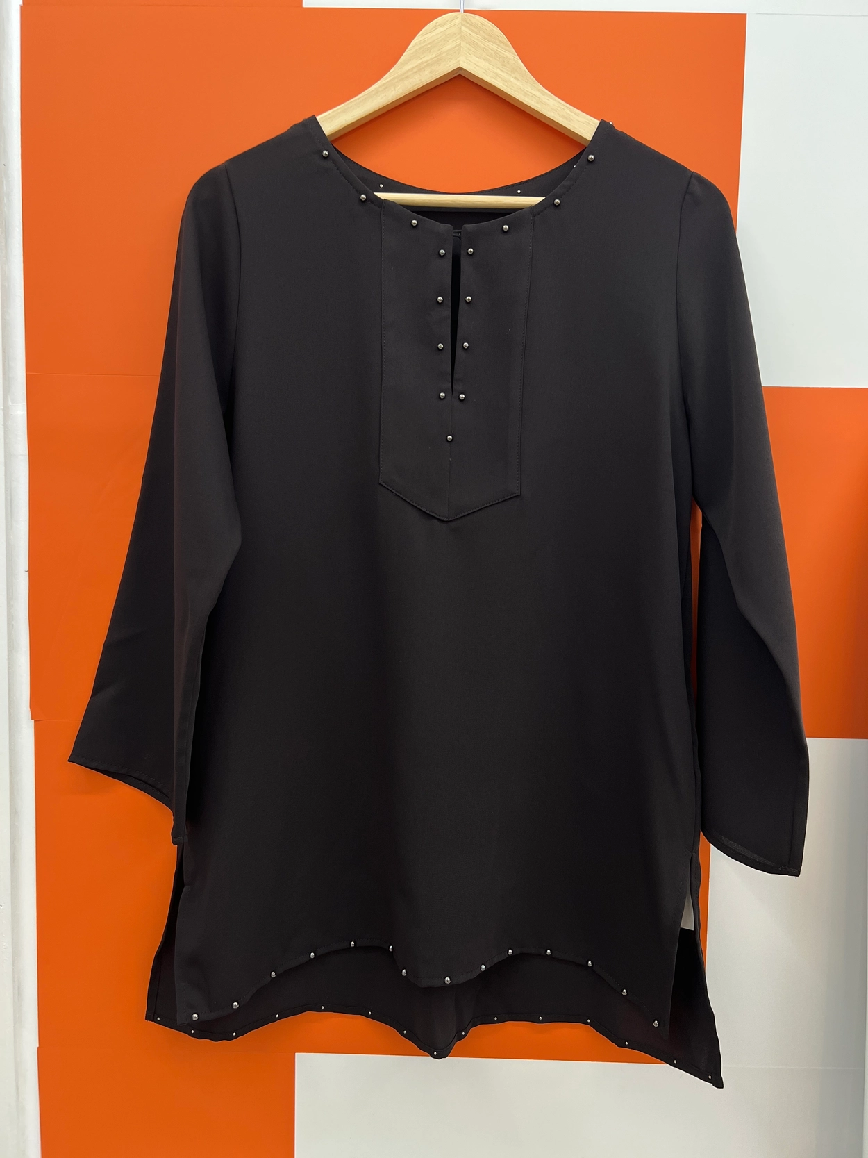 버디즈 빈티지 새상품 Alphabet 롱 블라우스 F