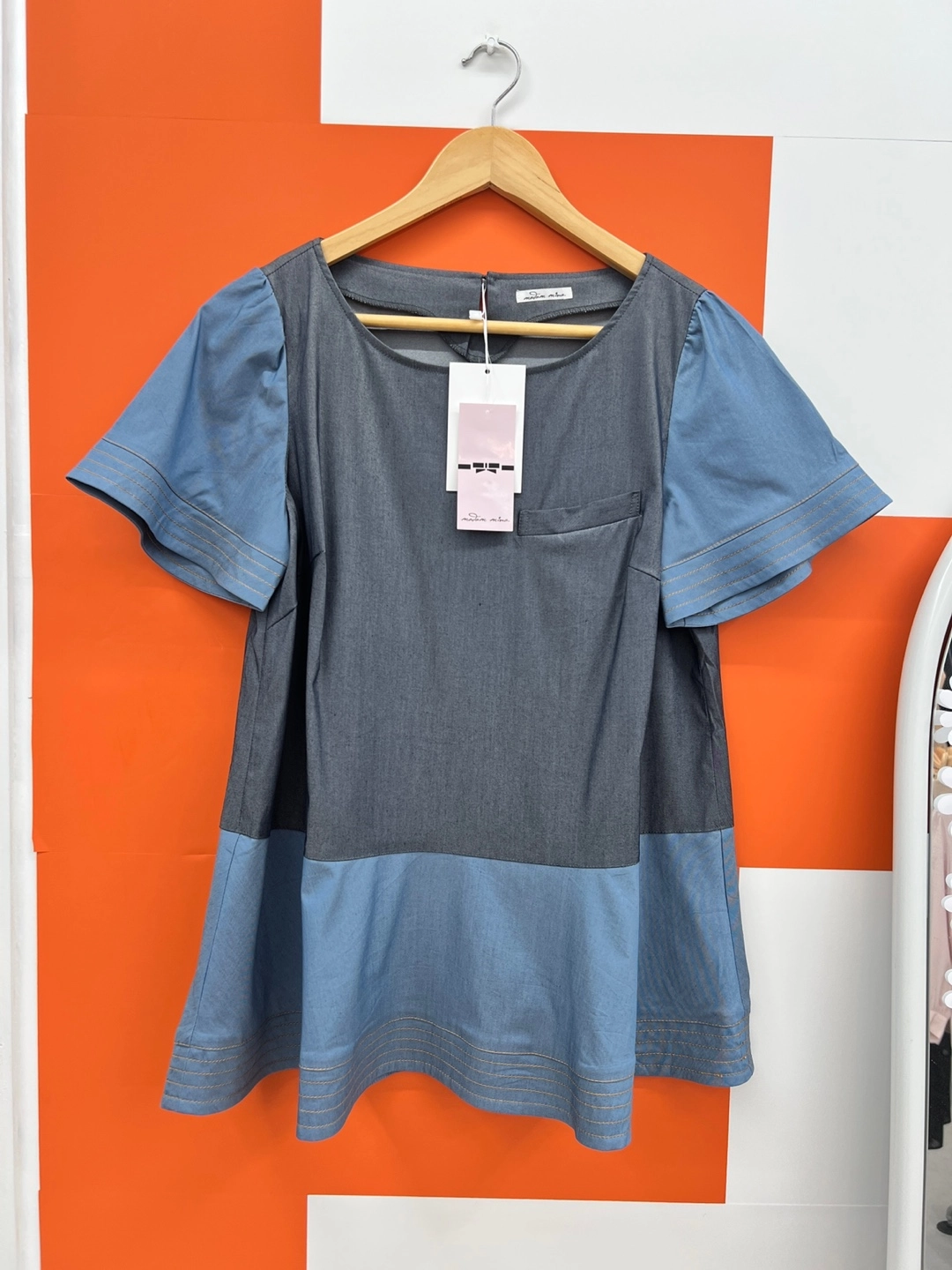 새상품 madam mina 반팔 티셔츠 L