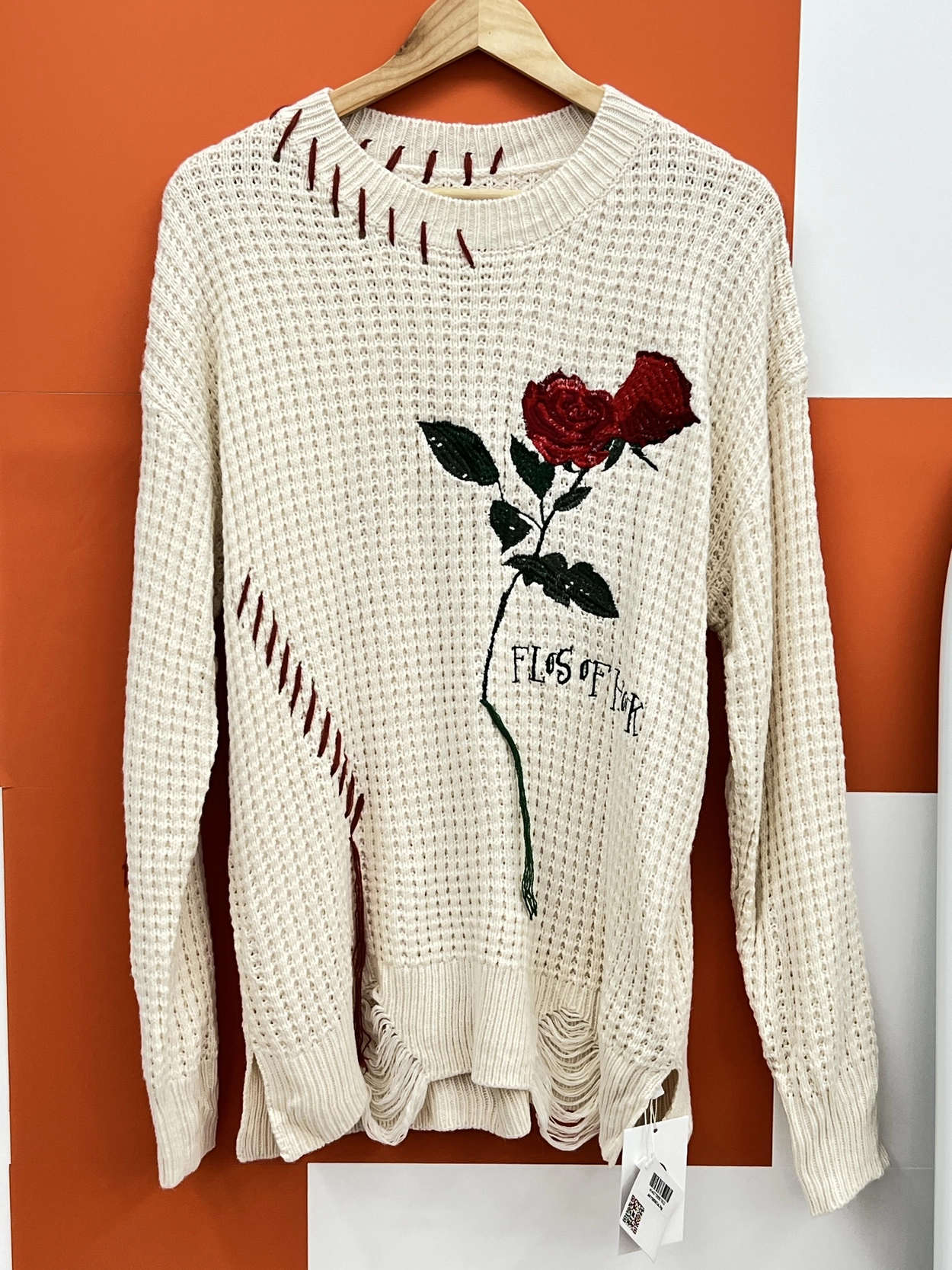 버디즈 빈티지 HOOK 아크릴 니트 L (새상품)