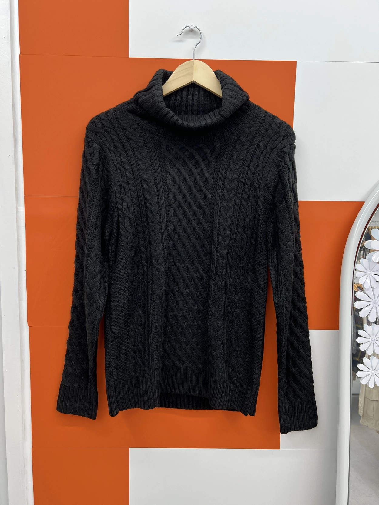 버디즈 빈티지 ROSHELL 아크릴 폴리에스터 니트 L (새상품)