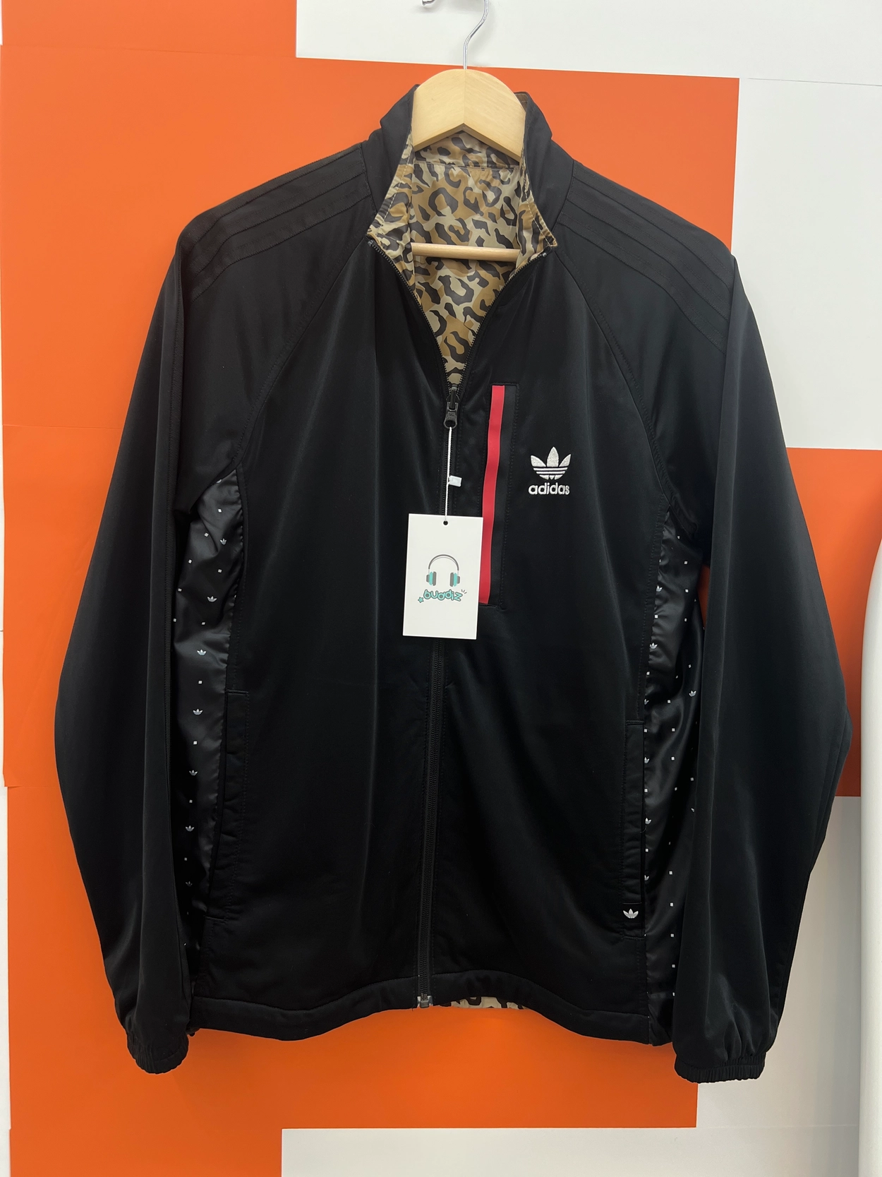 버디즈 빈티지 ADIDAS ORIGINALS 양면 집업 져지 L