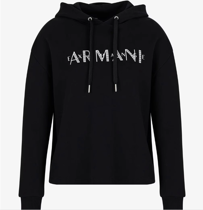 [병행수입] 알마니 익스체인지 로고 후드티 M 코디형