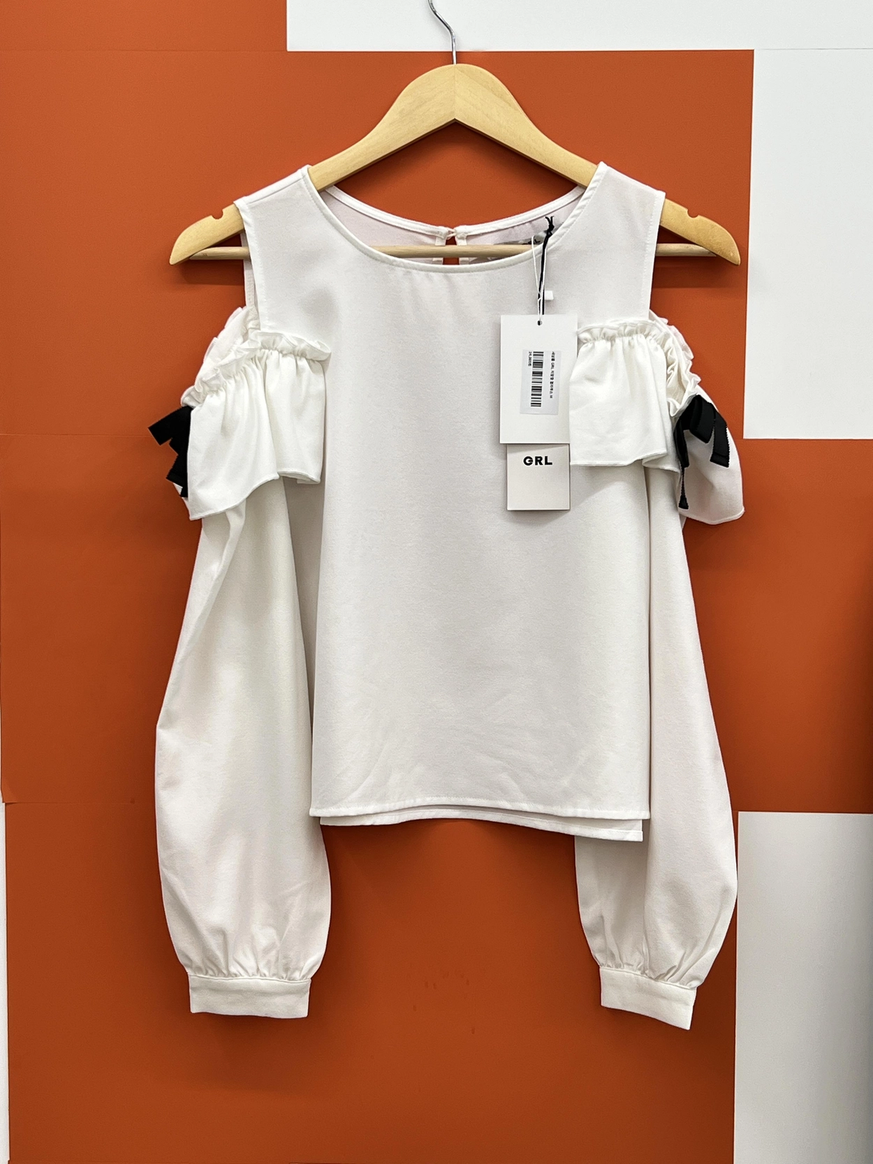 버디즈 빈티지 새상품 GRL 지알엘 블라우스 M