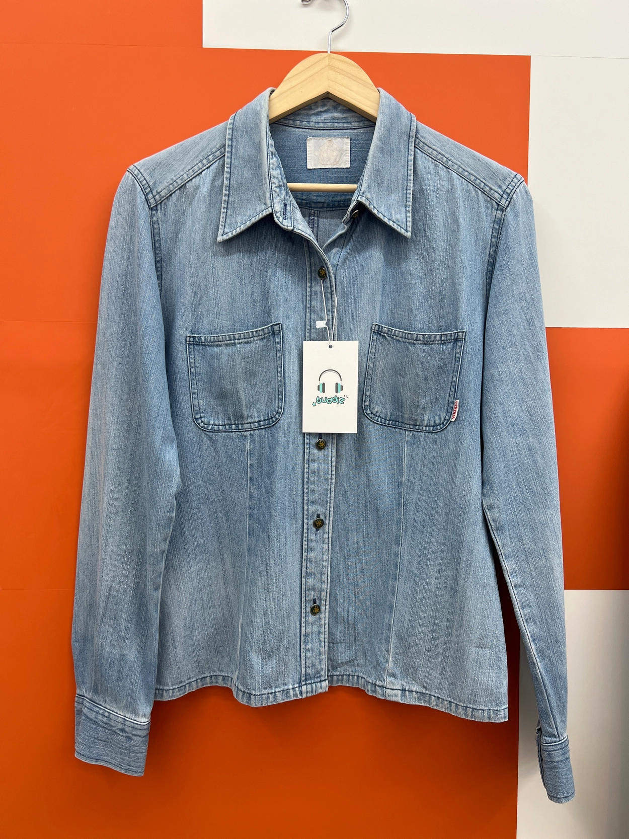 버디즈 빈티지 CYNTHIA 데님 셔츠 L