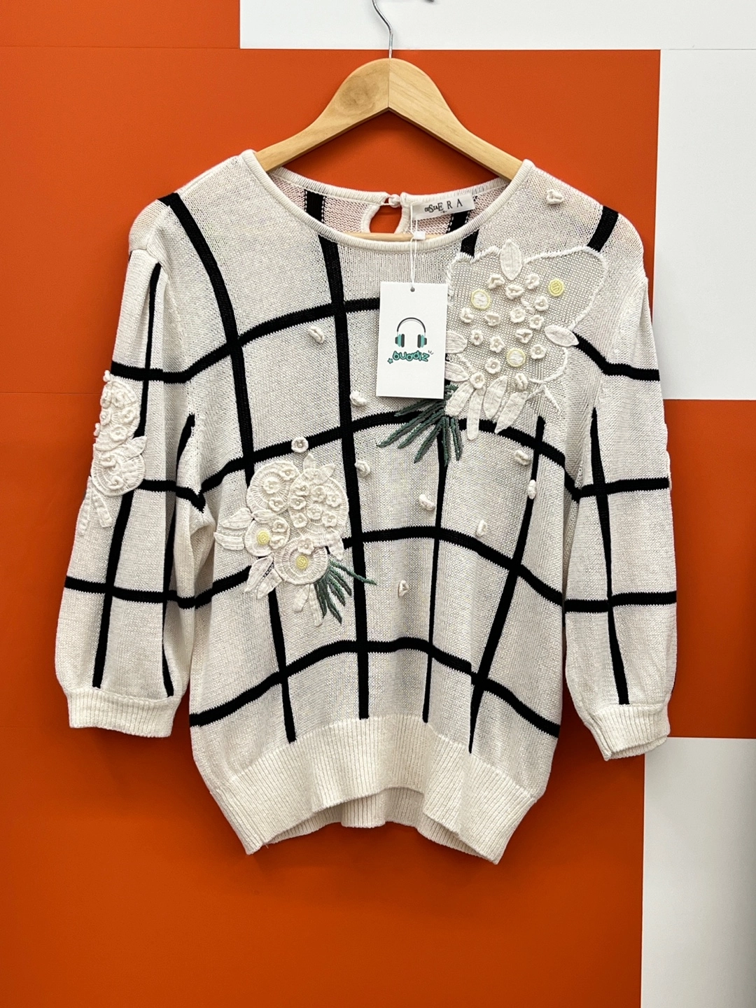 버디즈 빈티지 COSTAERA코튼 혼방 니트 M