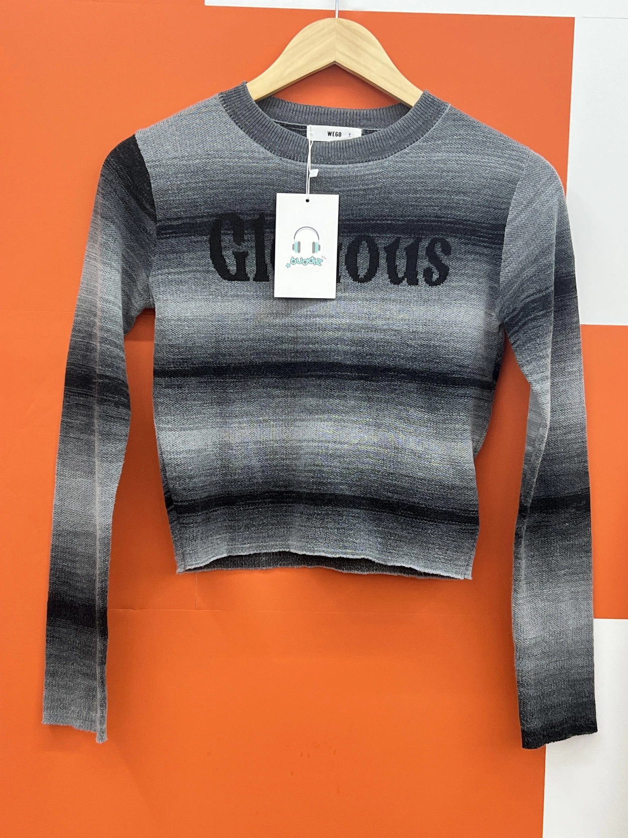 버디즈 빈티지 WEGO 폴리에스터 니트 S