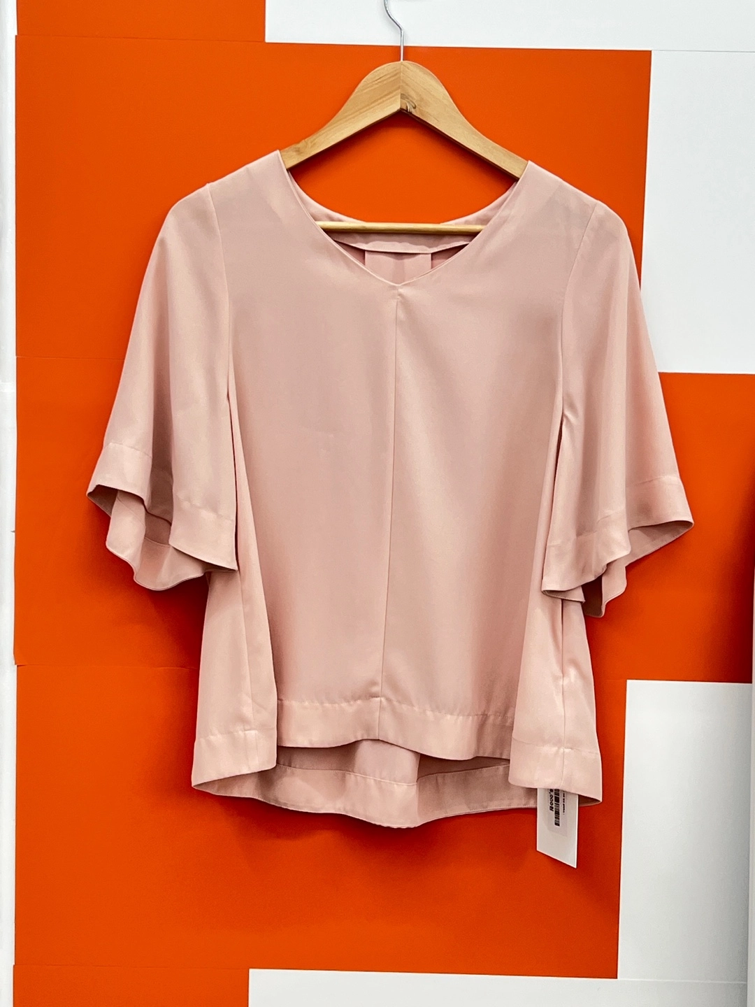 버디즈 빈티지 GU 지유 핑크 블라우스 L