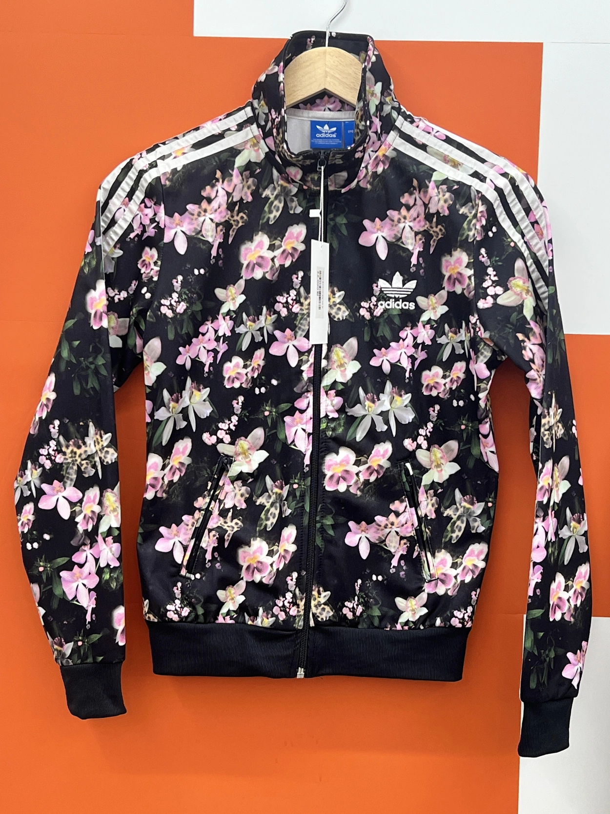 버디즈 빈티지 ADIDAS 플라워 집업 자켓 S