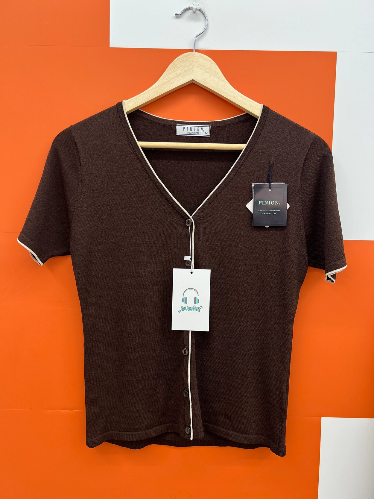 버디즈 빈티지 PINION 레이온 나일론 가디건 새상품 M