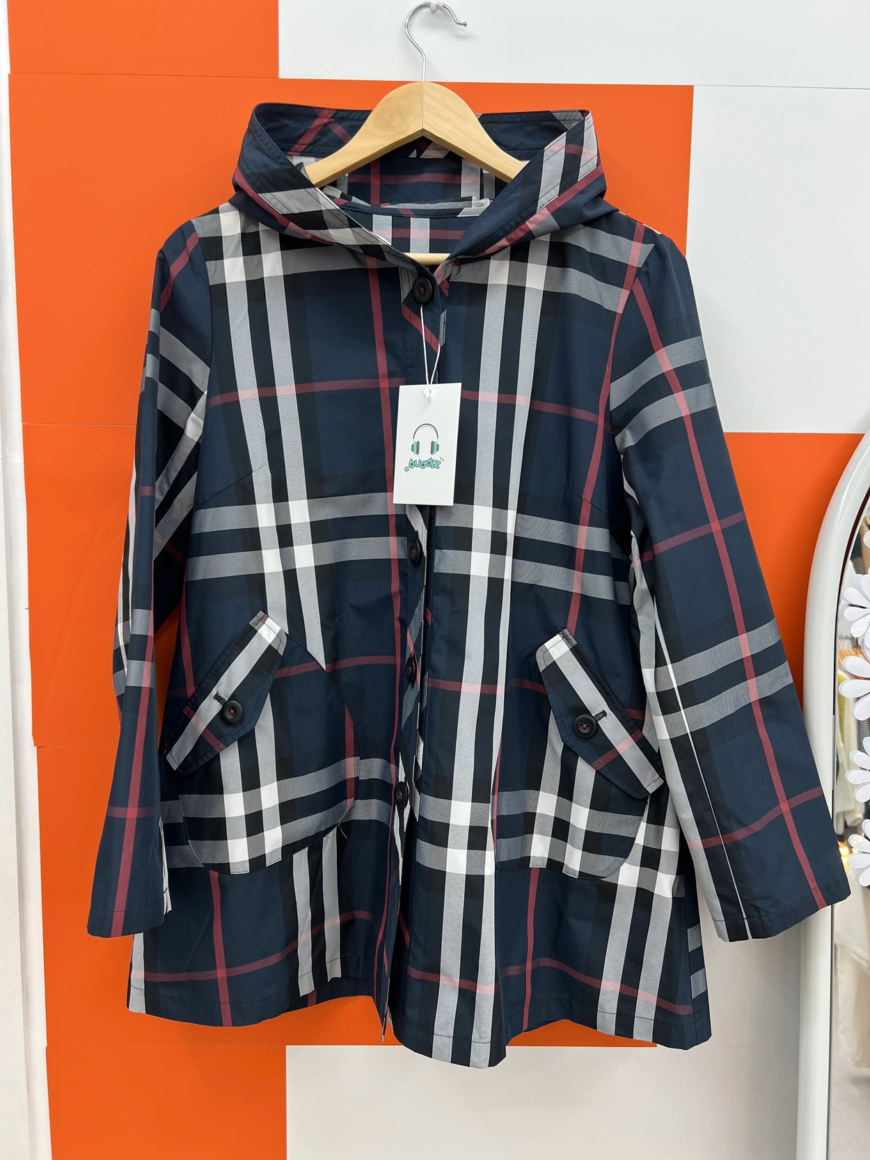 버디즈 빈티지 noage 폴리에스터 100% 후드 자켓 M