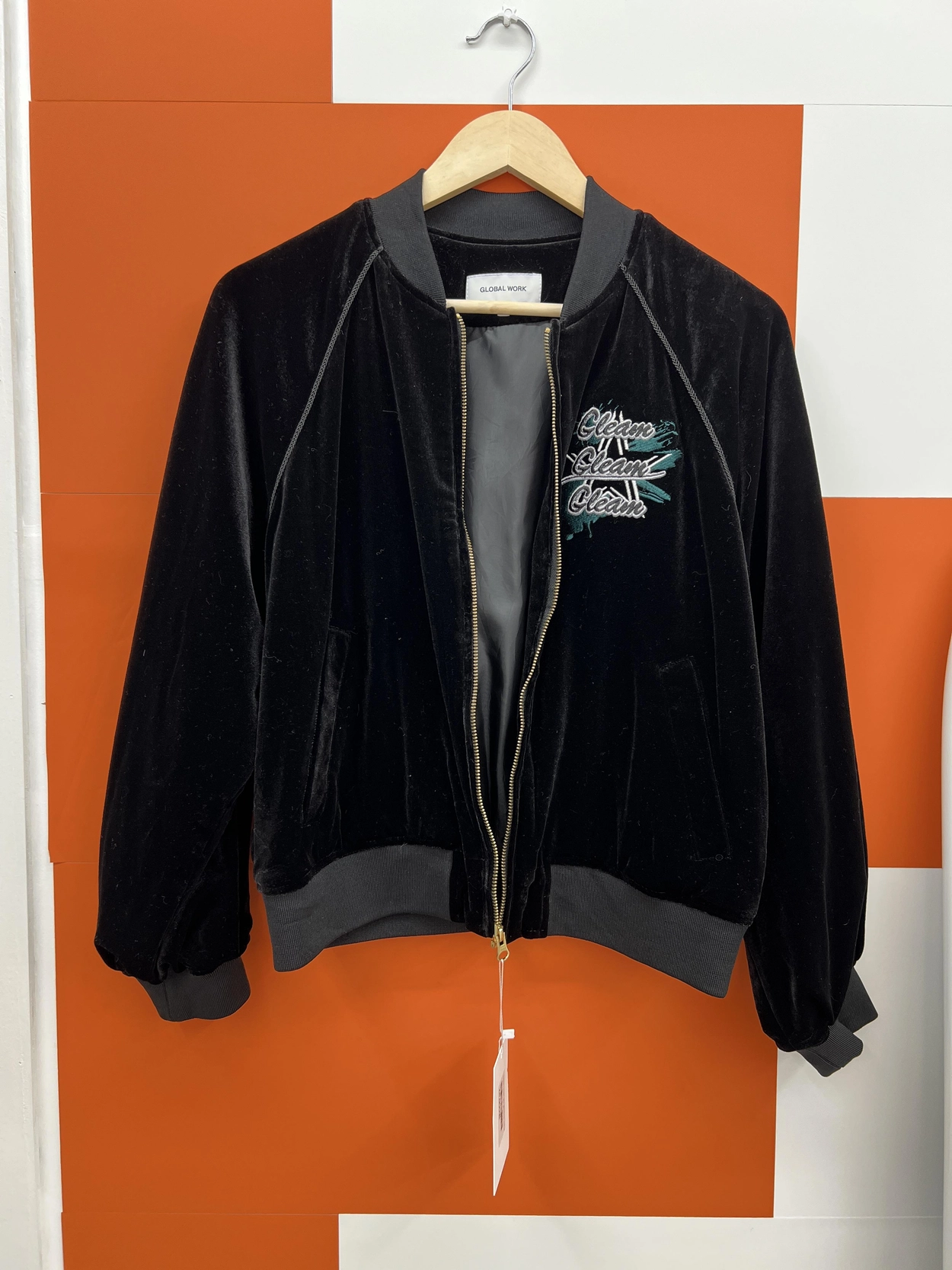 버디즈 빈티지 GLOBAL WORK 글로벌 워크 벨벳 블루종 여 (M)