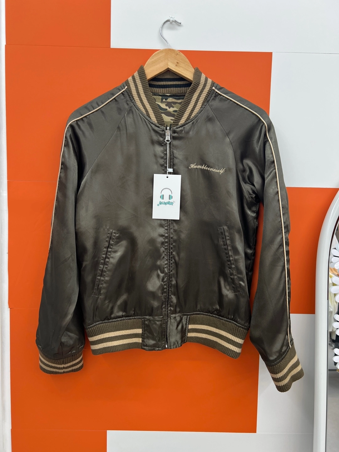 버디즈 빈티지 ESTACOT 블루종 양면 자켓 M