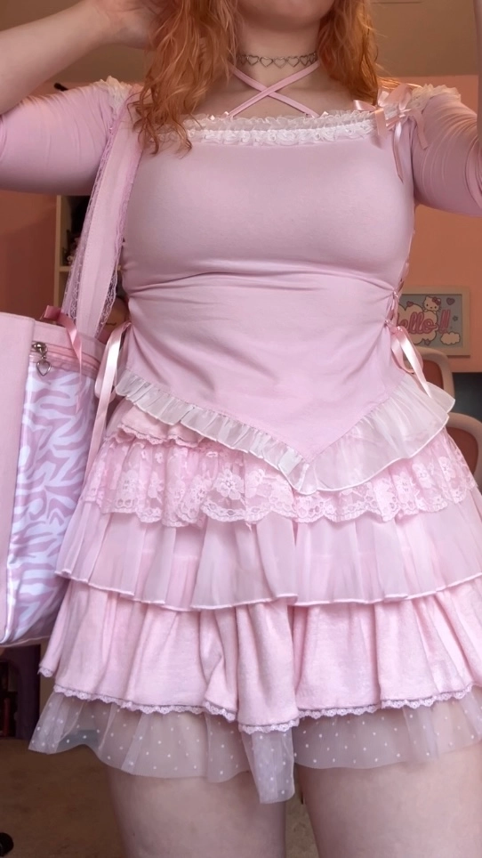 Dolly Hime Off-shoulder t (babypink) : SHUSHUCHERRY
