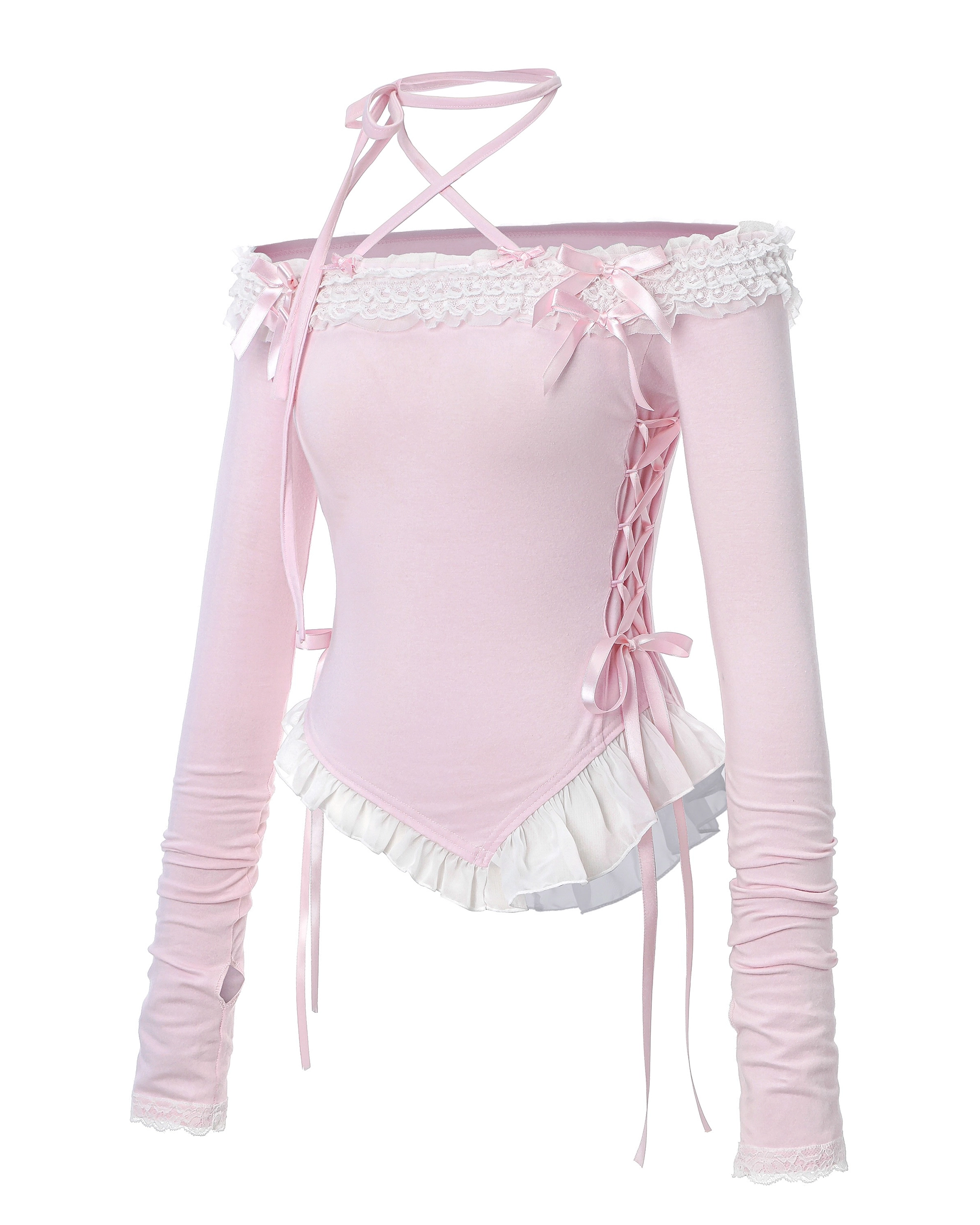 トップス SHUSHU CHERRY DOLLY HIME OFF-SHOULDER T Dolly Hime Off-shoulder t (babypink) : SHUSHU CHERRY