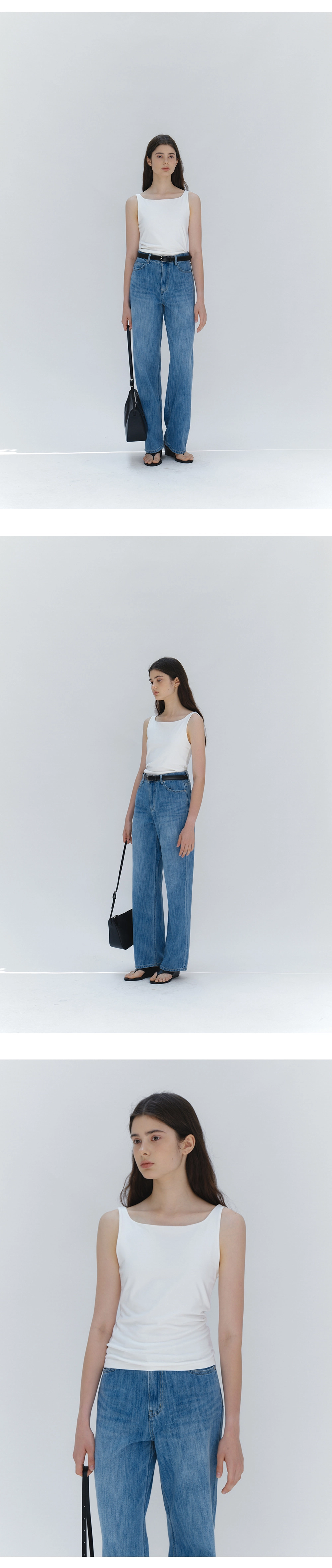 Mellow square sleeveless_4colors