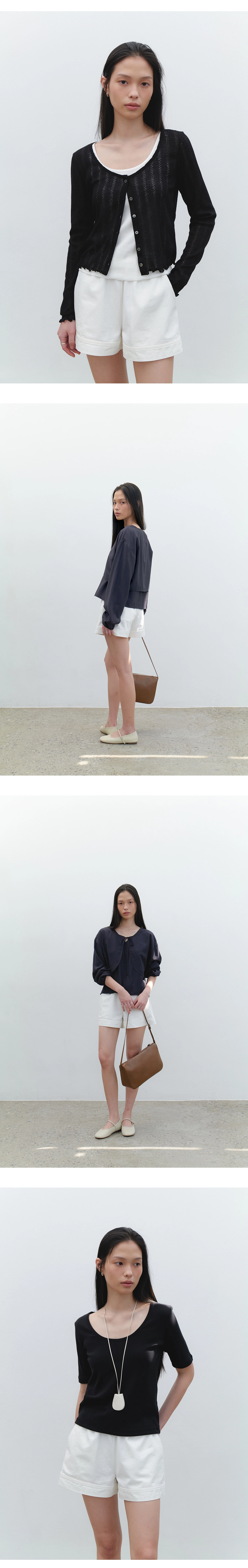 [주리, 박소령 착용] Cotton banding shorts_2colors