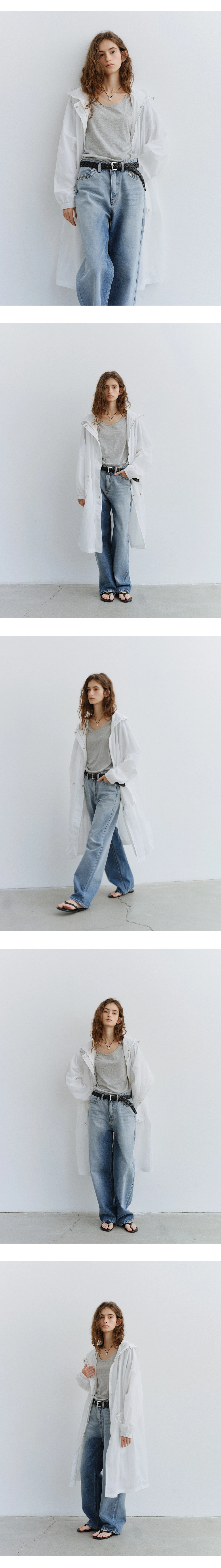 [김가훤 PICK!] Nylon string hooded coat_2colors