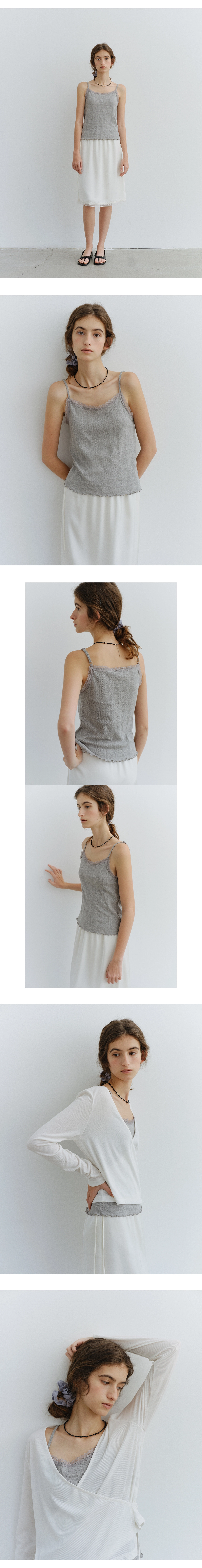 [김가훤 PICK!] [1차 리오더] Ruffle eyelet sleeveless_3colors