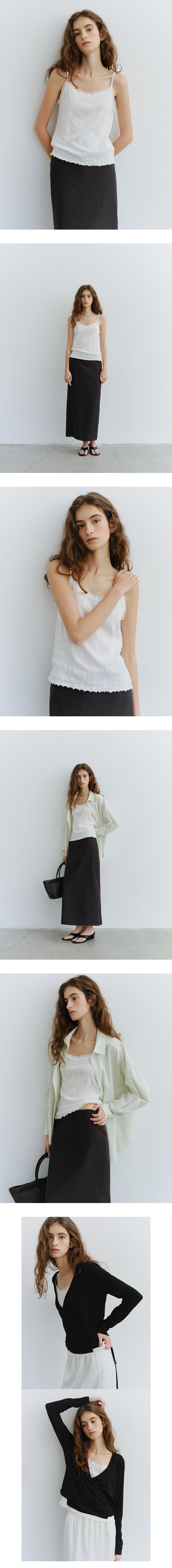 [김가훤 PICK!] [1차 리오더] Ruffle eyelet sleeveless_3colors